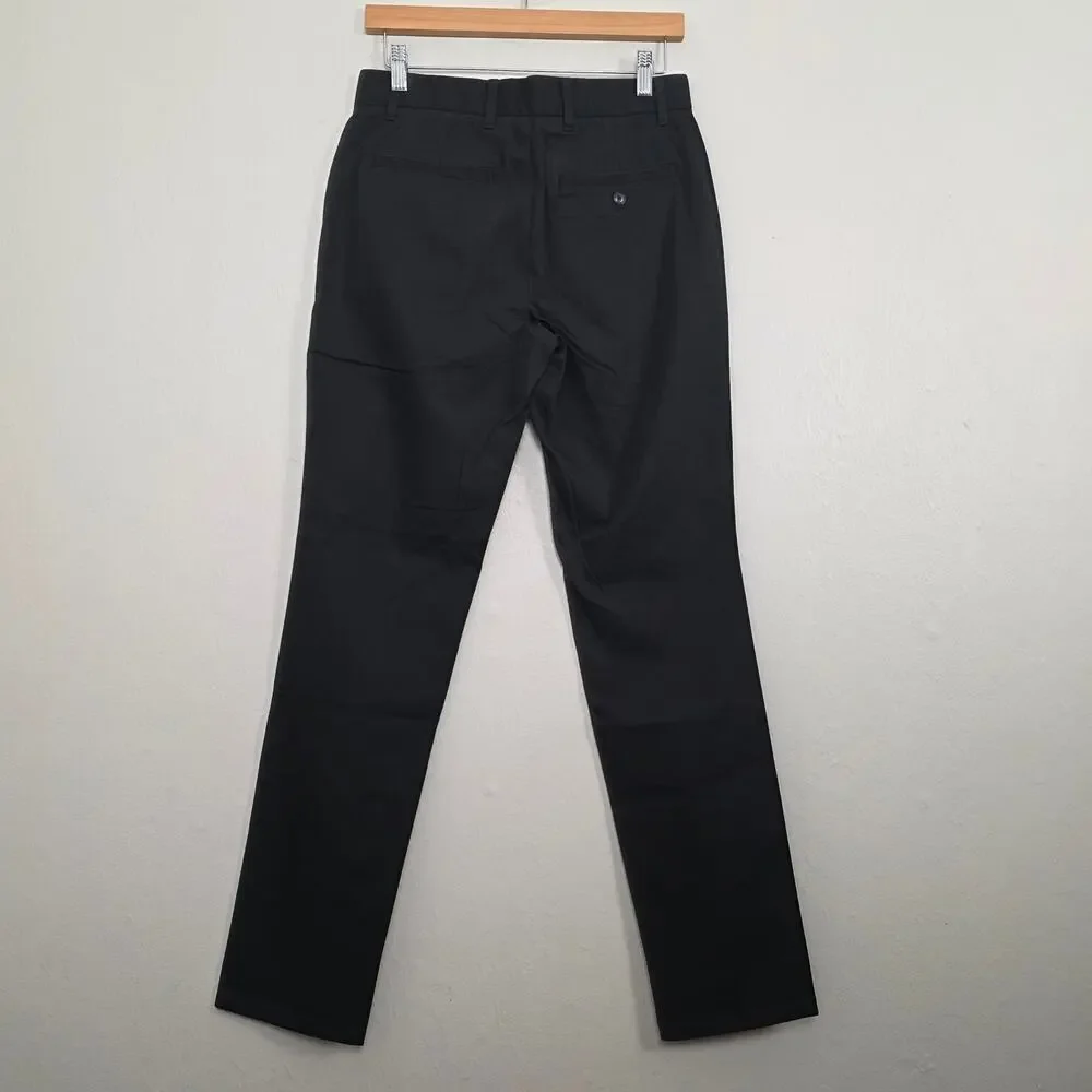 Everlane Uniform Slim Fit Performance Chino Pant Black Mens 30x32 NWT Stretch